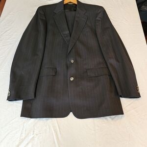 Classic Grey Pinstripe Men's Suit